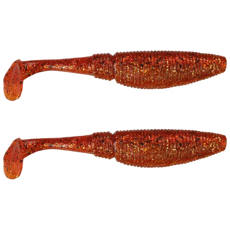 Gummifisch Paddel Pro Vibro 25g Farbe Amber Gold Glitter 15,00cm - Amber Gold Glitter - 25g - 2Stück