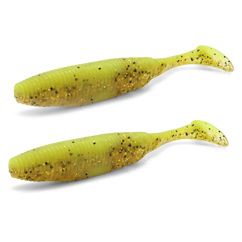 Transparent Yellow Back Glitter
