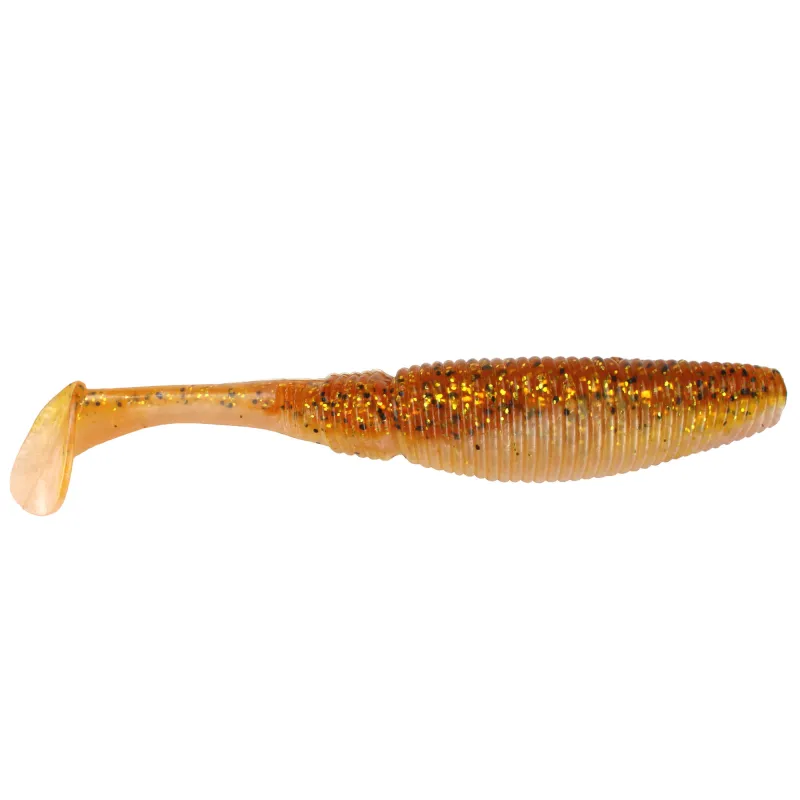 Gummifisch Paddel Pro Vibro 37g Farbe Amber Pearl Gold Glitter 17,00cm - Amber Pearl Gold Glitter - 37g - 1Stück