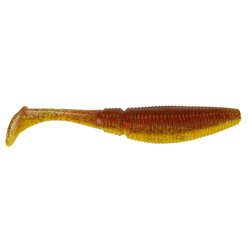 Yellow Clear Back Red Glitter