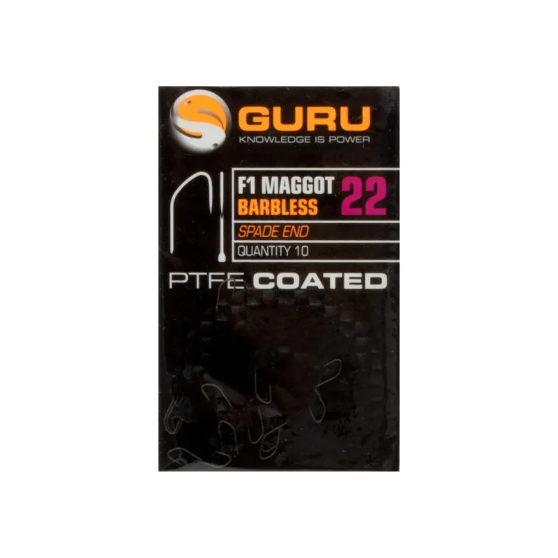 Guru F1 Maggot Hook Gr.22 - 10Stück