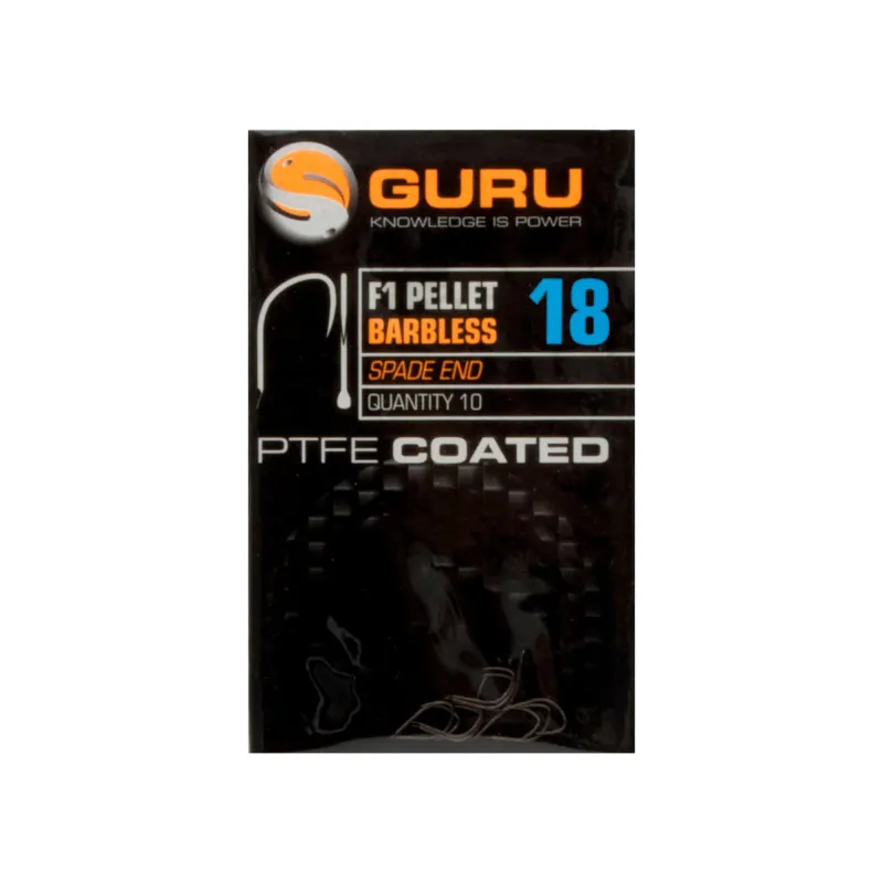 Guru F1 Pellet Hook Gr.18 - 10Stück