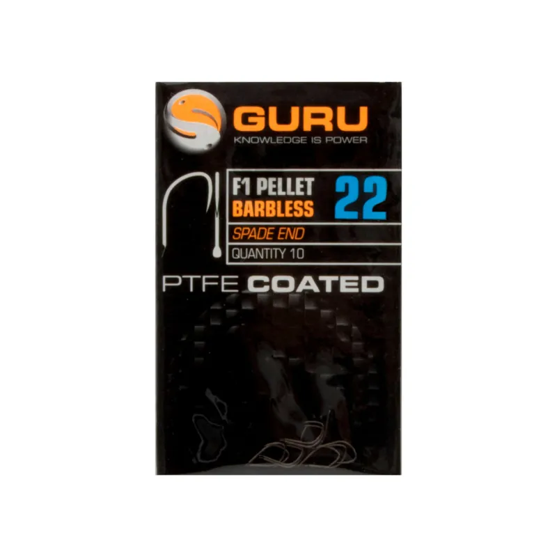 Guru F1 Pellet Hook Gr.22 - 10Stück
