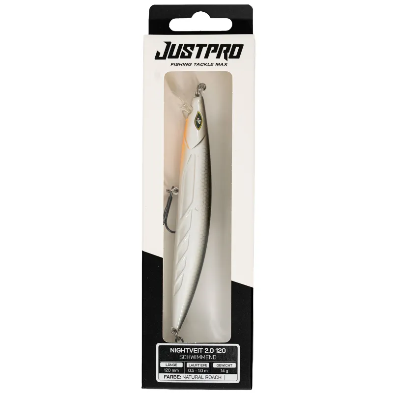 JustPro Nightveit 2.0 120 Natural Roach - 12cm - 14g - 1 Stück