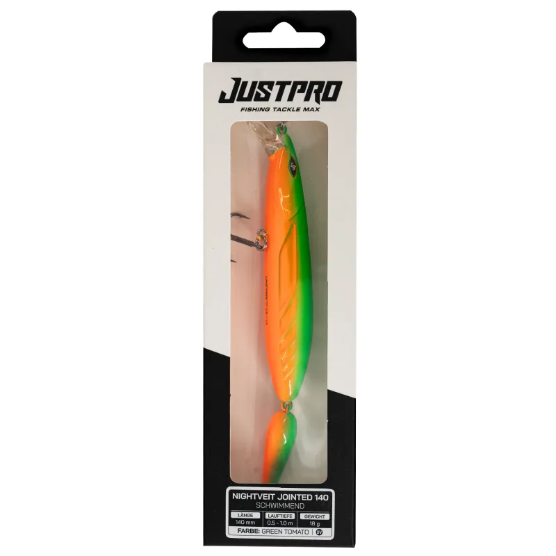 JustPro Nightveit Jointed 140 Green Tomato - 14cm - 1 Stück