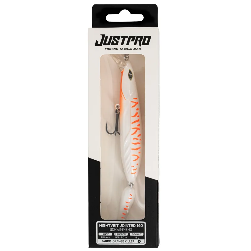 JustPro Nightveit Jointed 140 Orange Killer - 14cm - 1 Stück