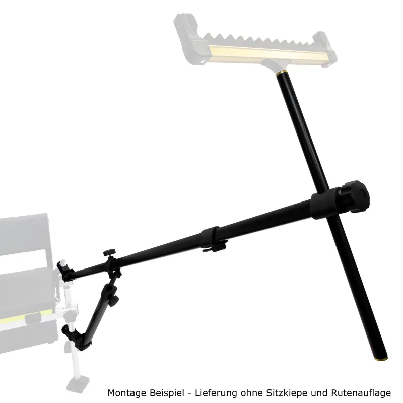 JVS Diamond Feederarm schwarz - 1Stück