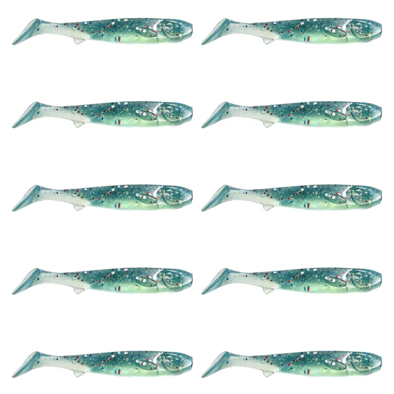 Kanalgratis Flatnose Mini 9cm - Bling Bling Baitfish - 7g - 10 Stück