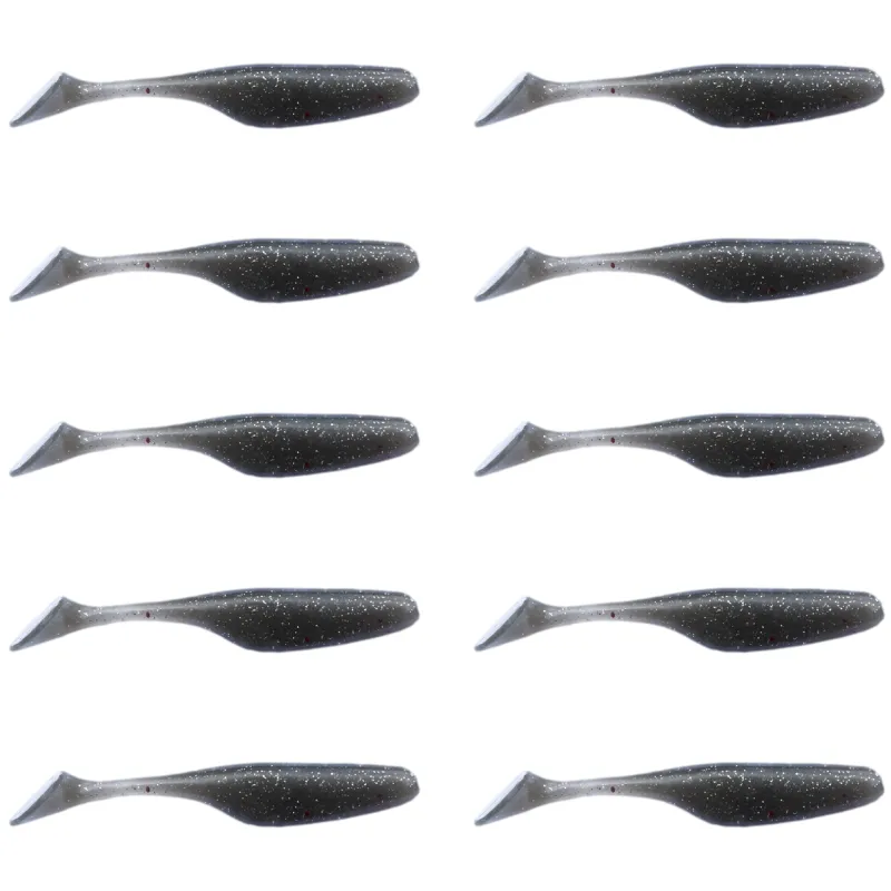 Kanalgratis Monkey Shad 9cm - Ash - 6g - 12 Stück