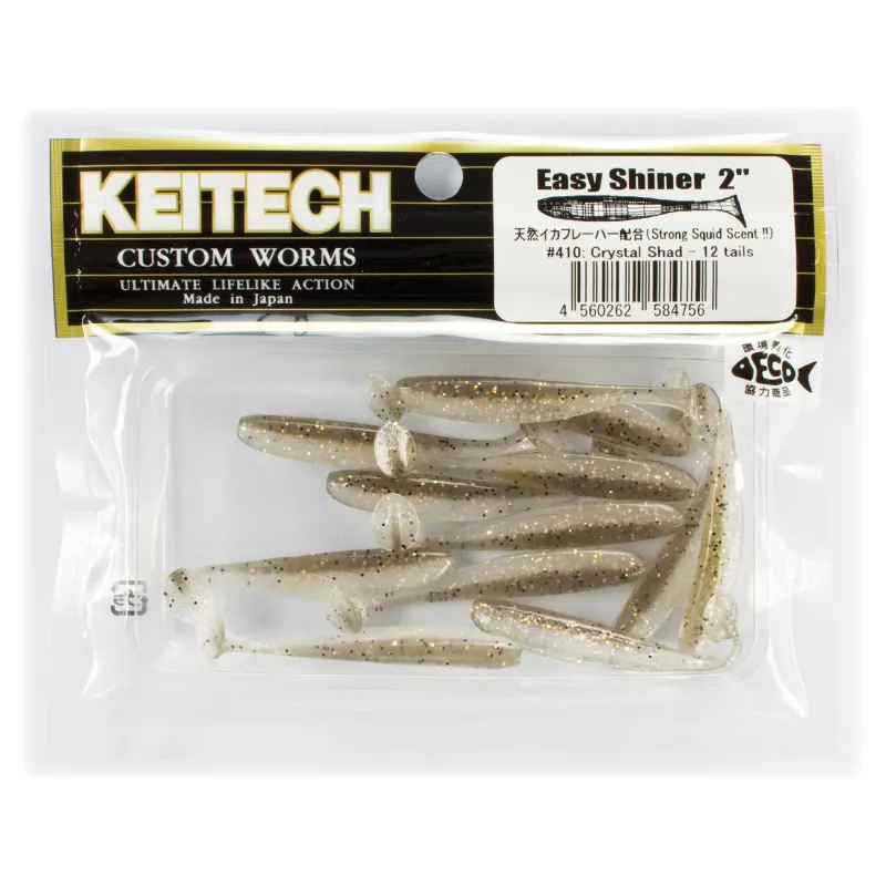 Keitech Easy Shiner 2" 2" - 5,4cm - 1g - Crystal Shad - 12Stück