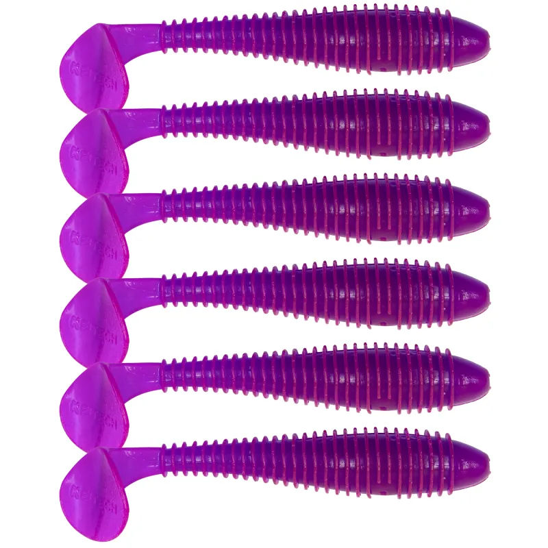 Keitech FAT Swing Impact 3,8" - 9,5cm - 9g - Purple Chameleon - 6Stück