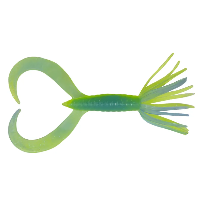 Keitech Little Spider 3" - 7,2cm - 1,7g - Electric Chart - 8Stück