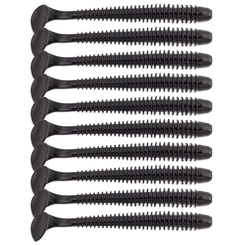 Keitech Swing Impact 3,5" - 8,5cm - 2,1g - Black- 10Stück