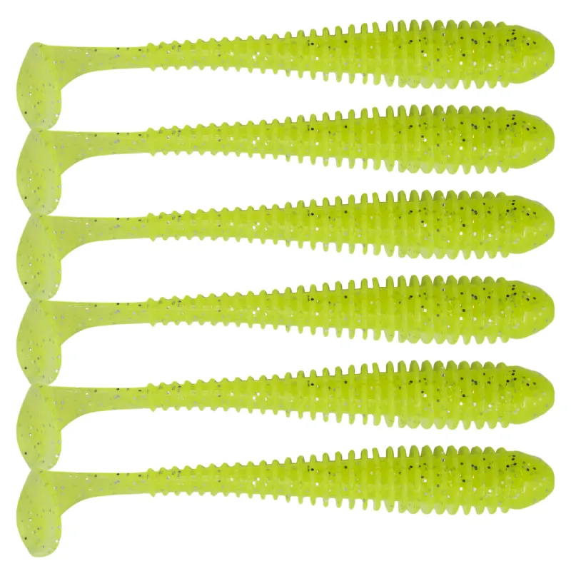 Keitech Swing Impact 4,5" - 12,5cm - 9g - Toxic Chart- 6Stück
