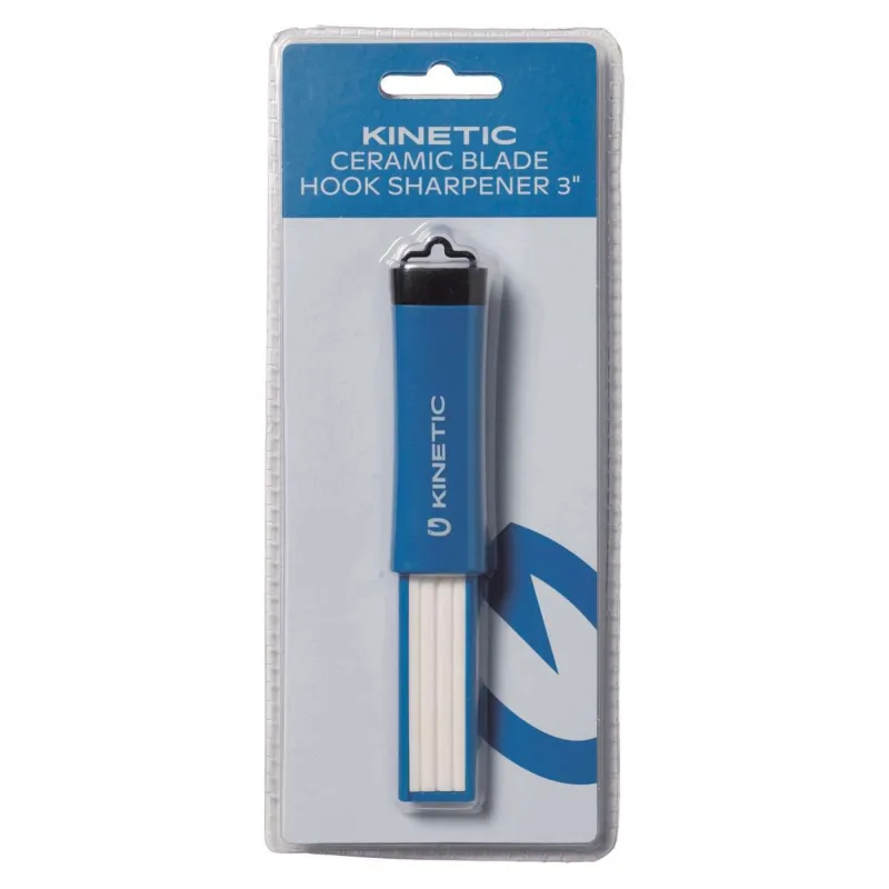 Kinetic Ceramic Blade Hook Sharpener Blue/Black - 8cm