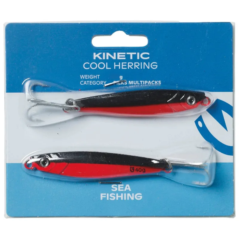 Kinetic Cool Herring 2 Pack Black/Red - 25g - 2 Stück