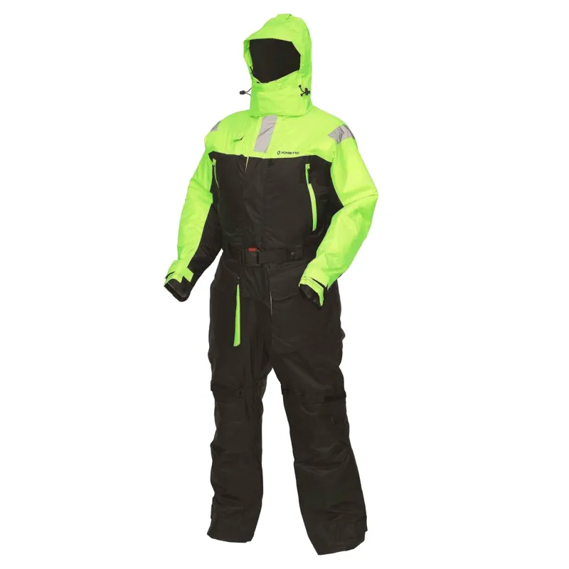 Kinetic Guardian Flotation Suit Einteiler Black/Lime - Gr. 3XL
