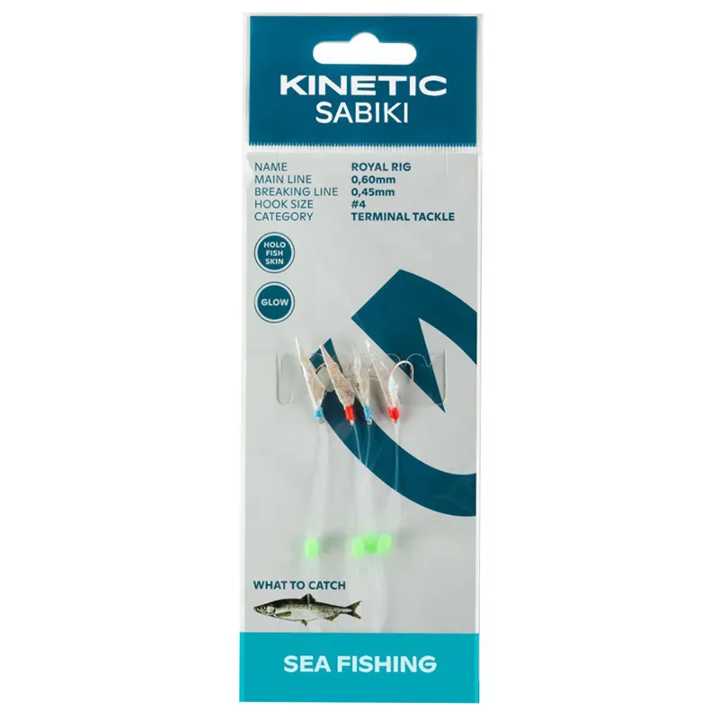 Kinetic Heringsvorfach Royal Rig 115cm - Holo/Fischhaut/Red/Blue
