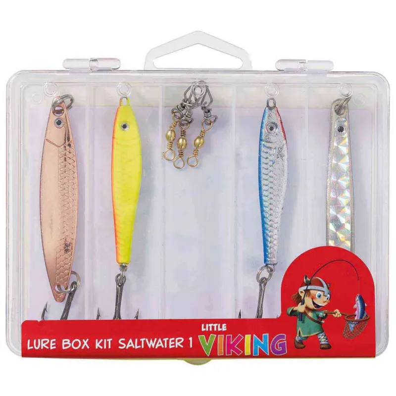 Kinetic Little Viking Lure Box Kit Saltwater 7 + 1 Box
