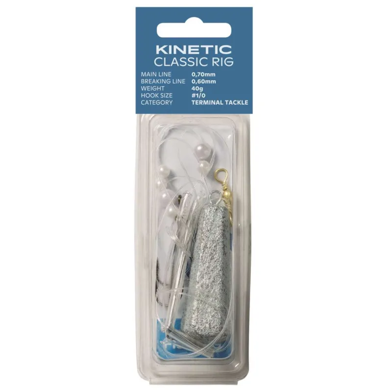 Kinetic Sabiki Classic White Pearl - 40g