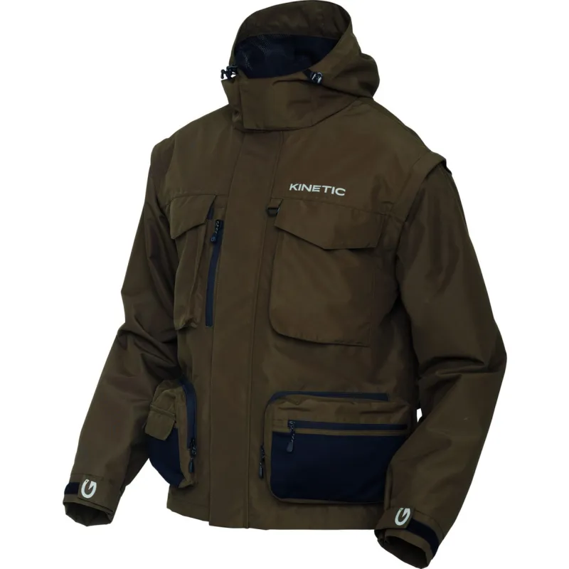 Kinetic Strider Zip-Off Jacket Olive - Small