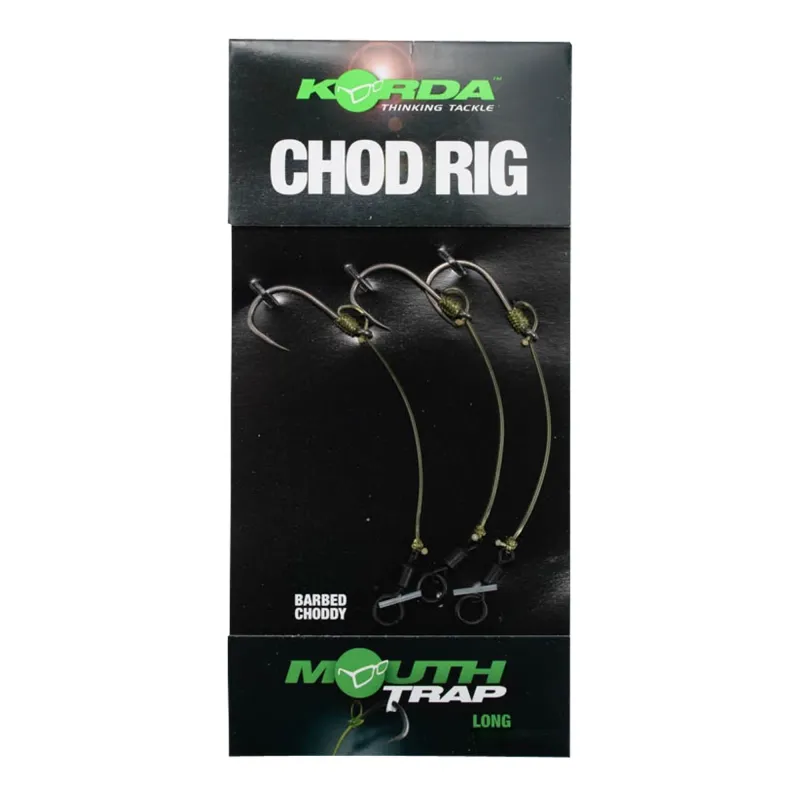Korda Chod Rig Long Mouth Trap - Size 6 - 5cm - 3Stück