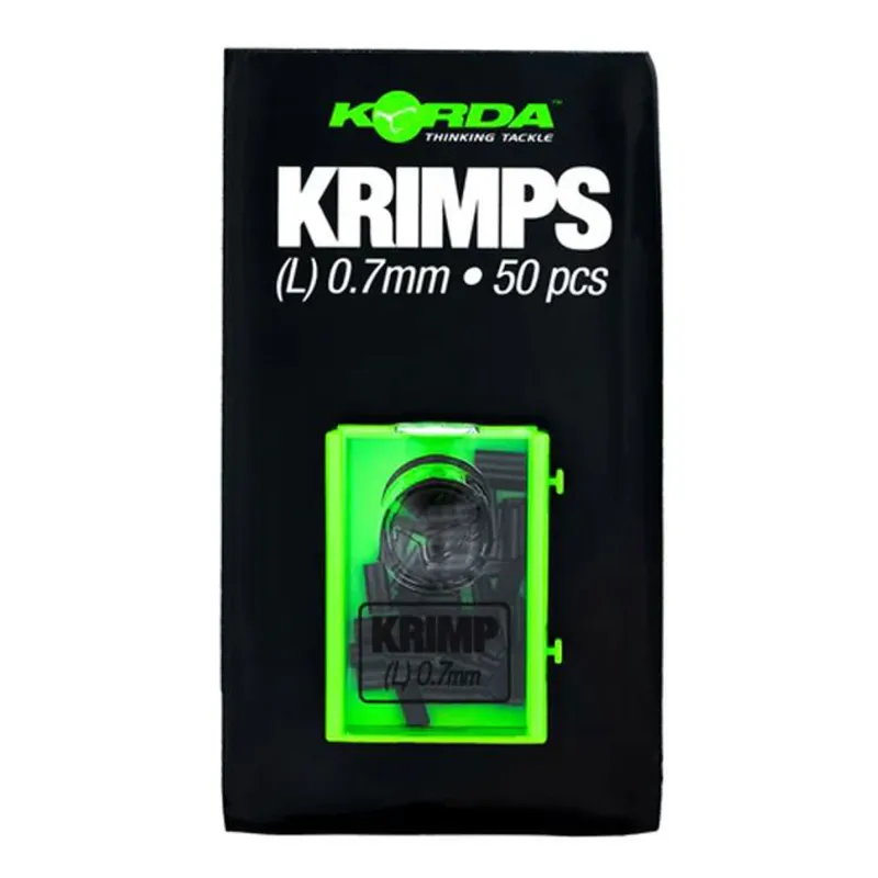 Korda Spare Krimps Large 0,7mm - 50 Stück