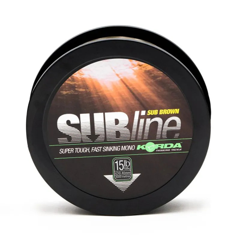 Korda SUBline 1000m - 0,35mm - Brown - 12lb