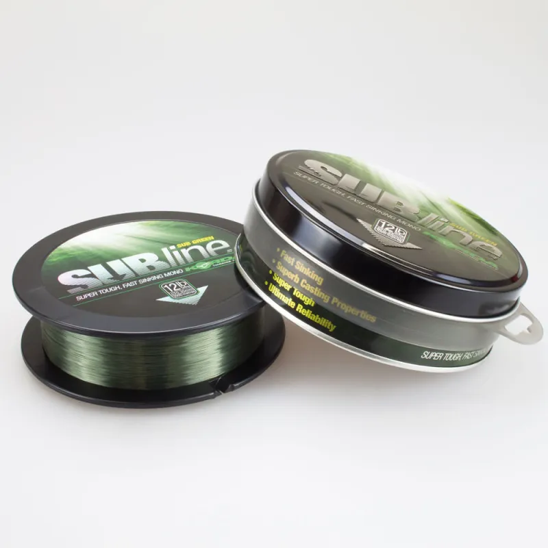 Korda SUBline 1000m - 0,35mm - Green - 12lb