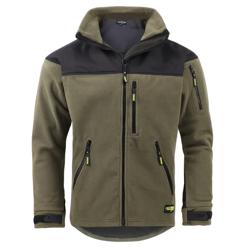 Legendfossil Fleecejacke Kalmar olive black, Gr. XL