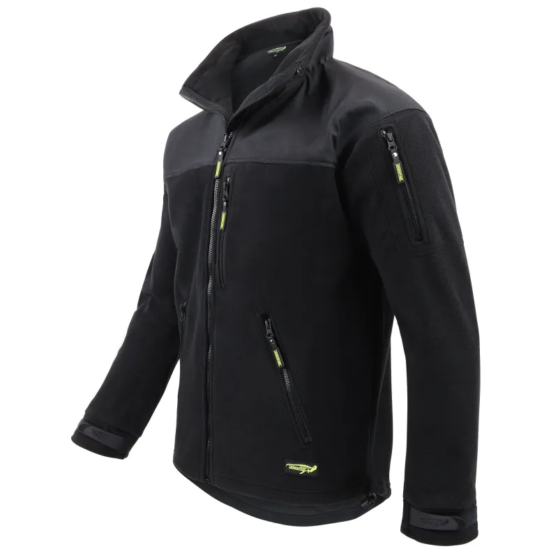 Legendfossil Fleecejacke Visby black grey, Gr. M