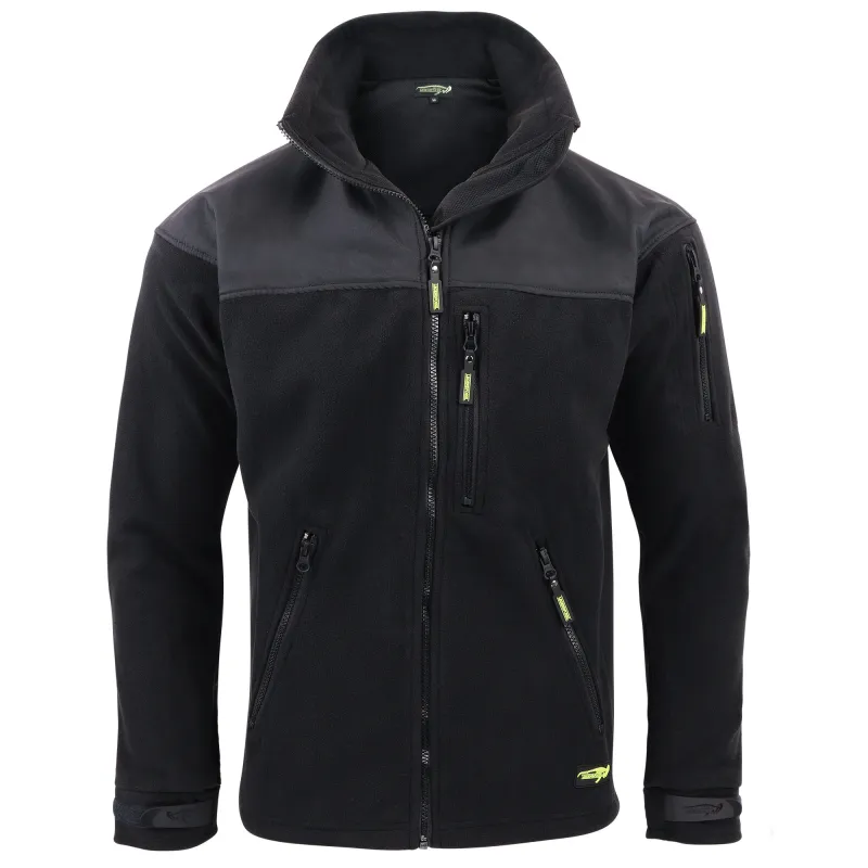 Legendfossil Fleecejacke Visby black grey, Gr. XXL
