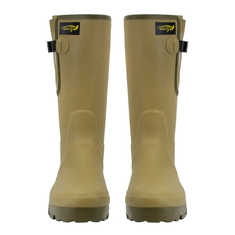 Legendfossil Neopren Rubber Boots "Skeleton" + Gratis Stiefeltasche Gr. 47