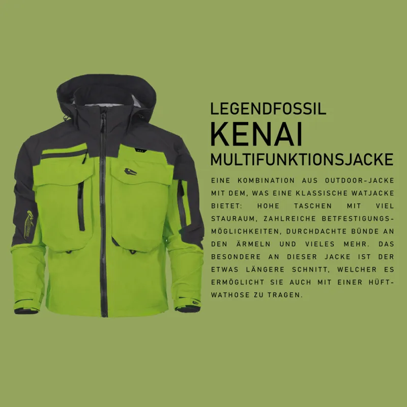Legendfossil Outdoorjacke "Kenai" avocado-black - Gr. S