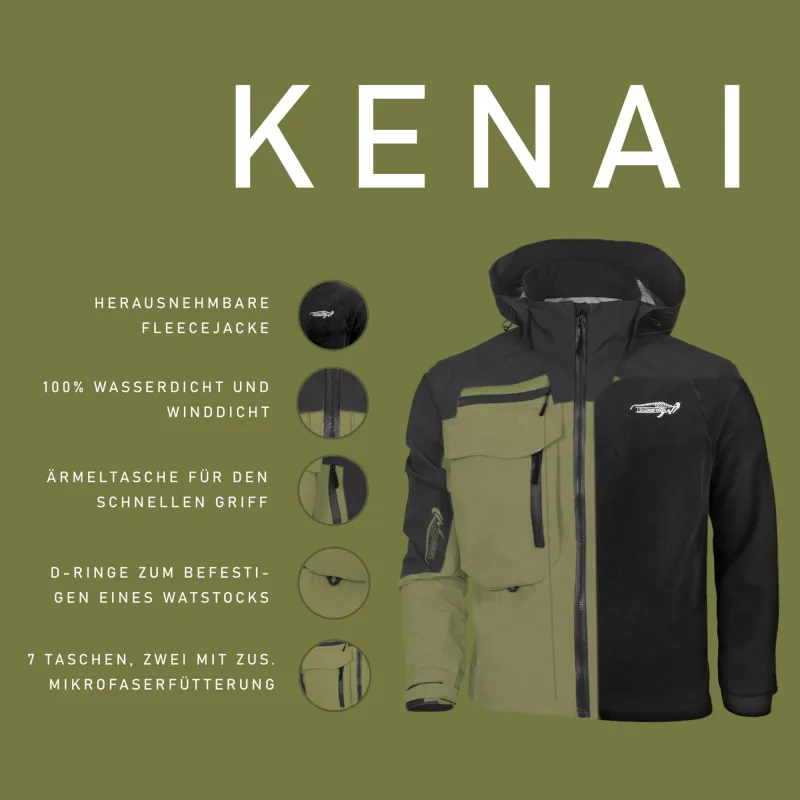 Legendfossil Outdoorjacke "Kenai" desert-black - Gr.S
