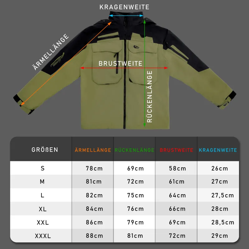 Legendfossil Outdoorjacke "Kenai" desert-black - Gr.XL