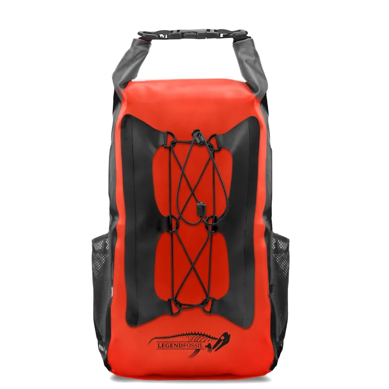 Legendfossil Tarpauline Rucksack "Trapper" schwarz-rot - 25L