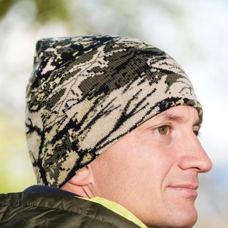 Legendfossil Tree Camou Beanie uni - camo yellow