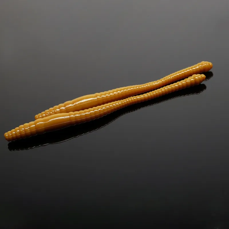 Libra Lures Dying Worm 8cm - coffee milk - 12Stück
