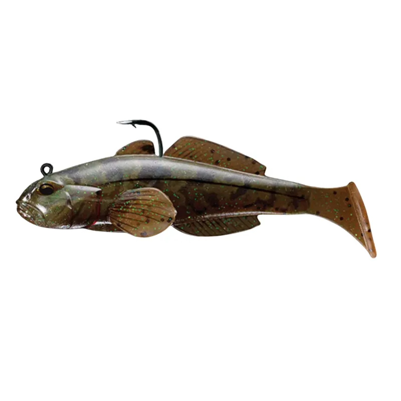 Live Target Goby Paddle Tail 9cm - Brown/Pumpkin - 21g - 1 Stück