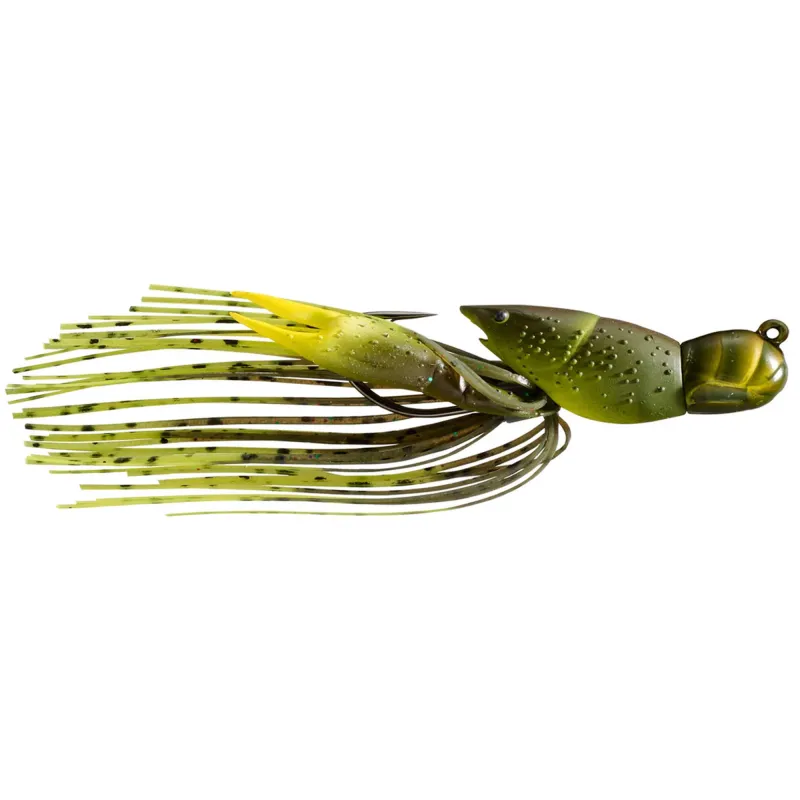 Live Target Hollow Body Craw 11g - Green/Chartreuse - 1 Stück