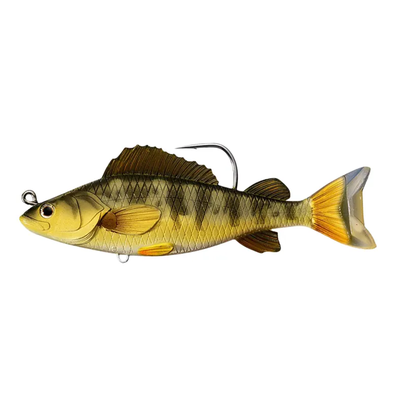 Live Target Yellow Perch Swimbait 11,3cm - Gold/Olive - 21g - 1 Stück