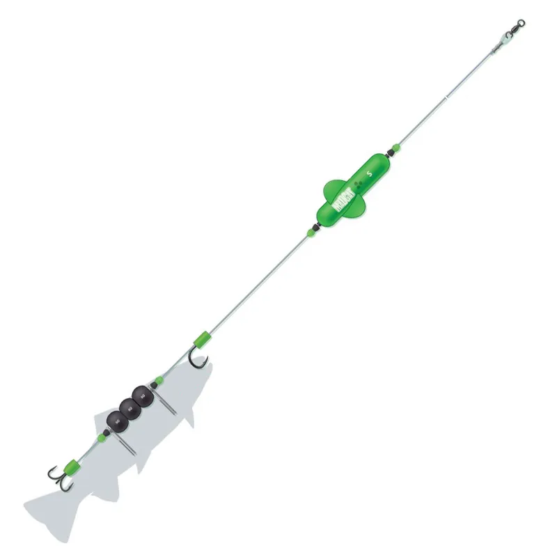MADCAT Screaming Profi River Rig "Dead Bait" 20g - Gr.1/0 + 6/0 - Gr.S - TK100lb