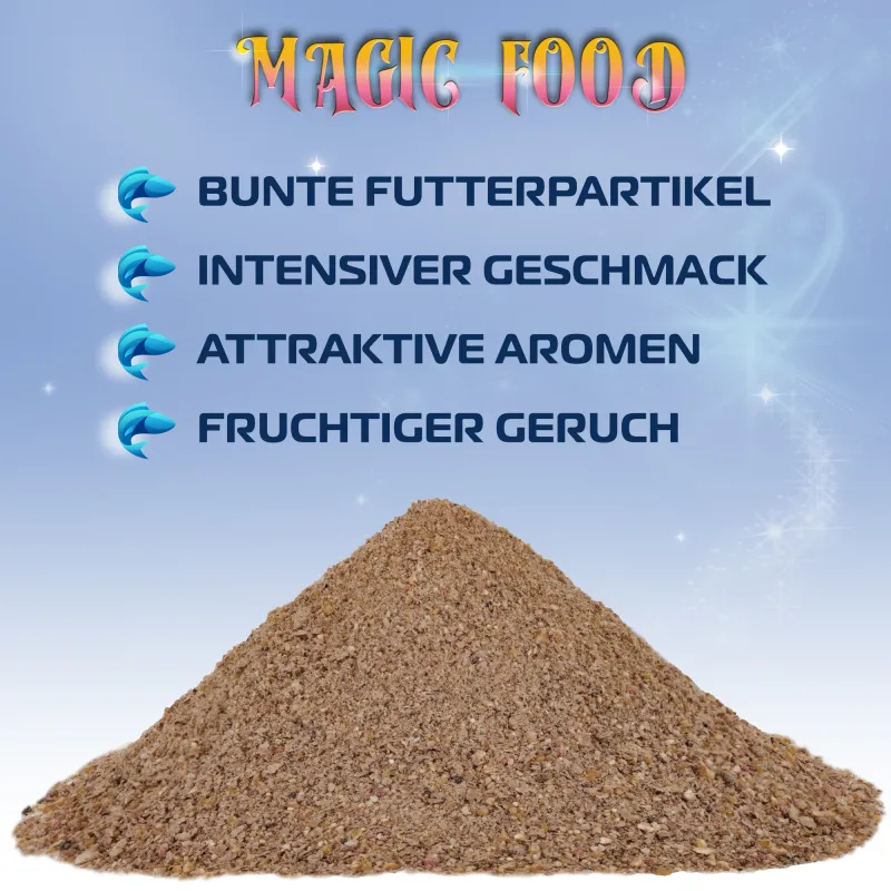 MagicFood Feeder Angelfutter 1Kg - Fließwasser Freddy