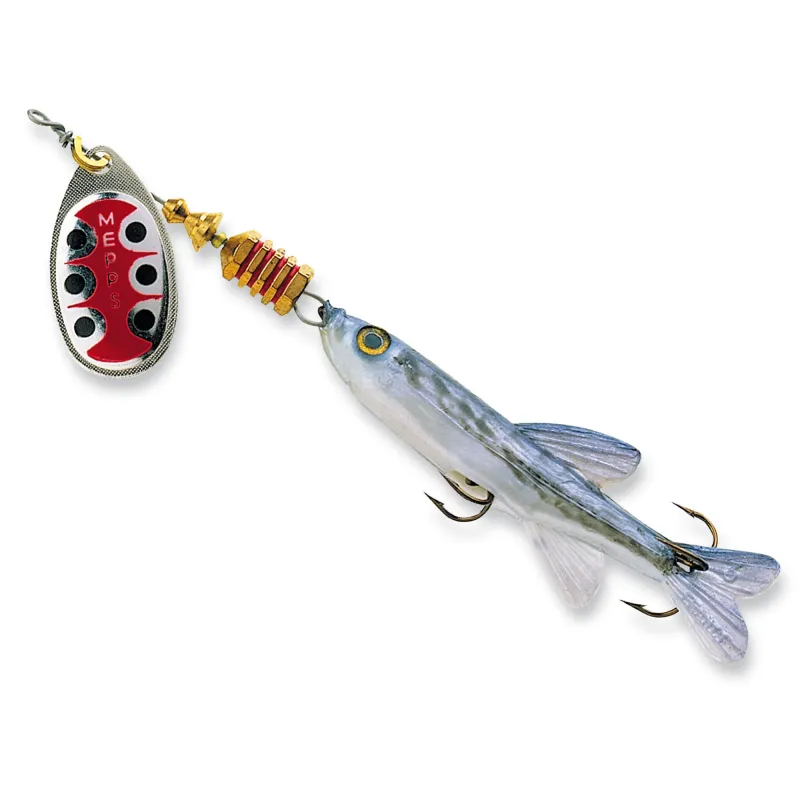 Mepps Aglia Spinner TW Silber mit Fisch #2 6,5g, 1 Stück
