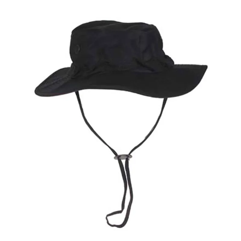 MFH Buschhut mit Kinnband schwarz Gr. XL schwarz - Gr.XL