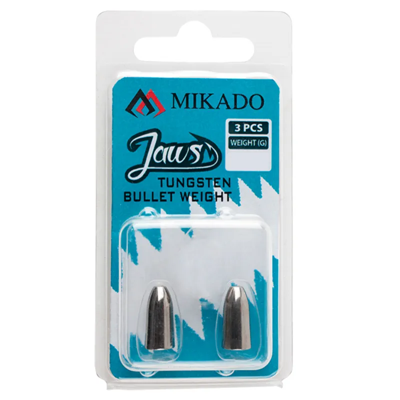 Mikado Jaws Tungsten Bullet stahlgrau - 2Stück - 14,18g