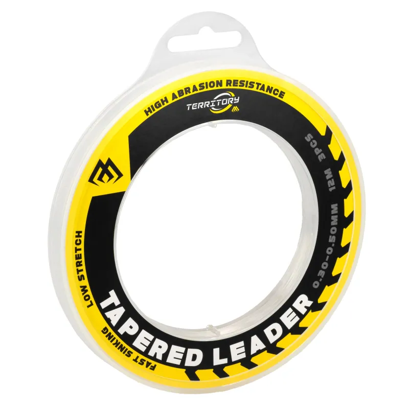 Mikado Tapered Leader 0.30-0.50mm - 12m - 3 Stück