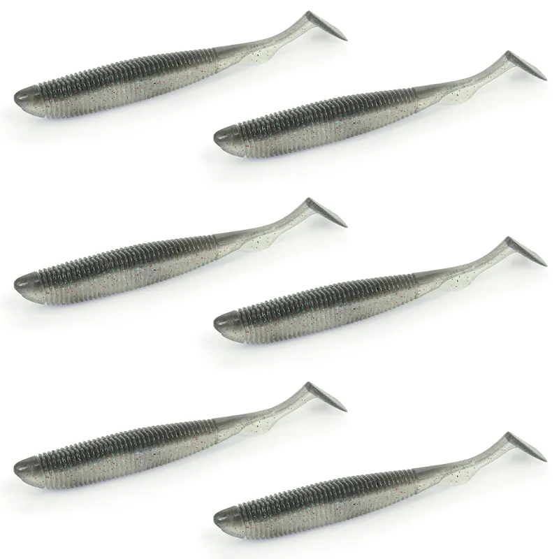 Molix RA Shad 9cm - UV Clear Chart/Multy Color Flake