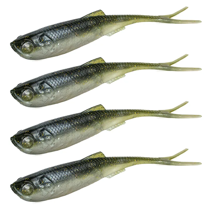 Molix RT Fork Flex 10cm - Watermelon Silver Shad